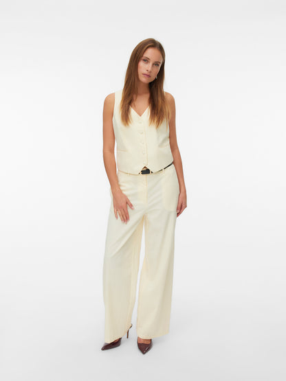 Pira Seersucker Wide Leg Pant