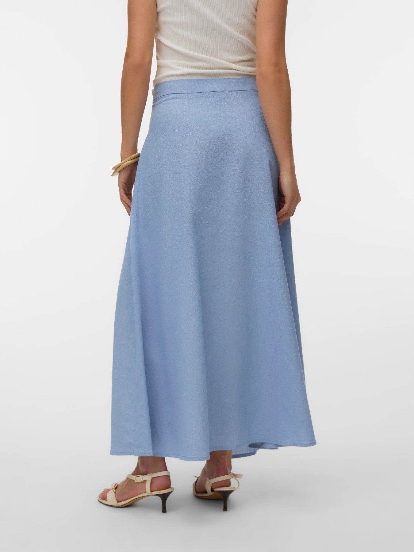 Norma Chambray Maxi Skirt