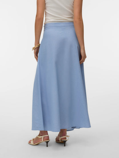 Norma Chambray Maxi Skirt