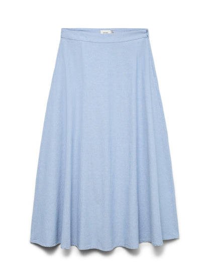 Norma Chambray Maxi Skirt