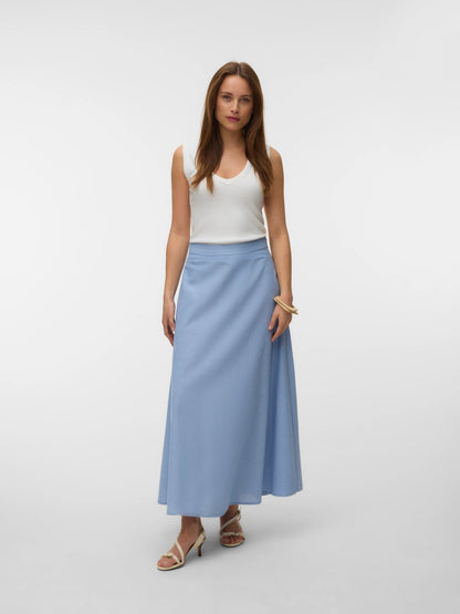 Norma Chambray Maxi Skirt