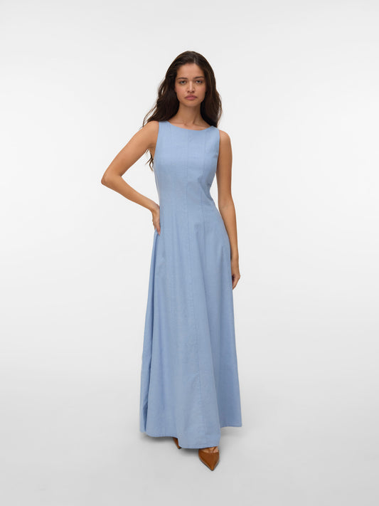 Norma Maxi Chambray Dress