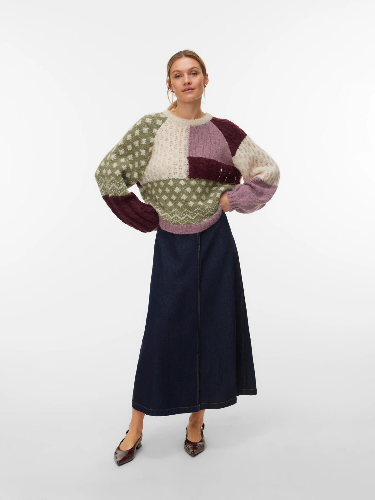 Kristin Long Sleeve O-Neck Pullover