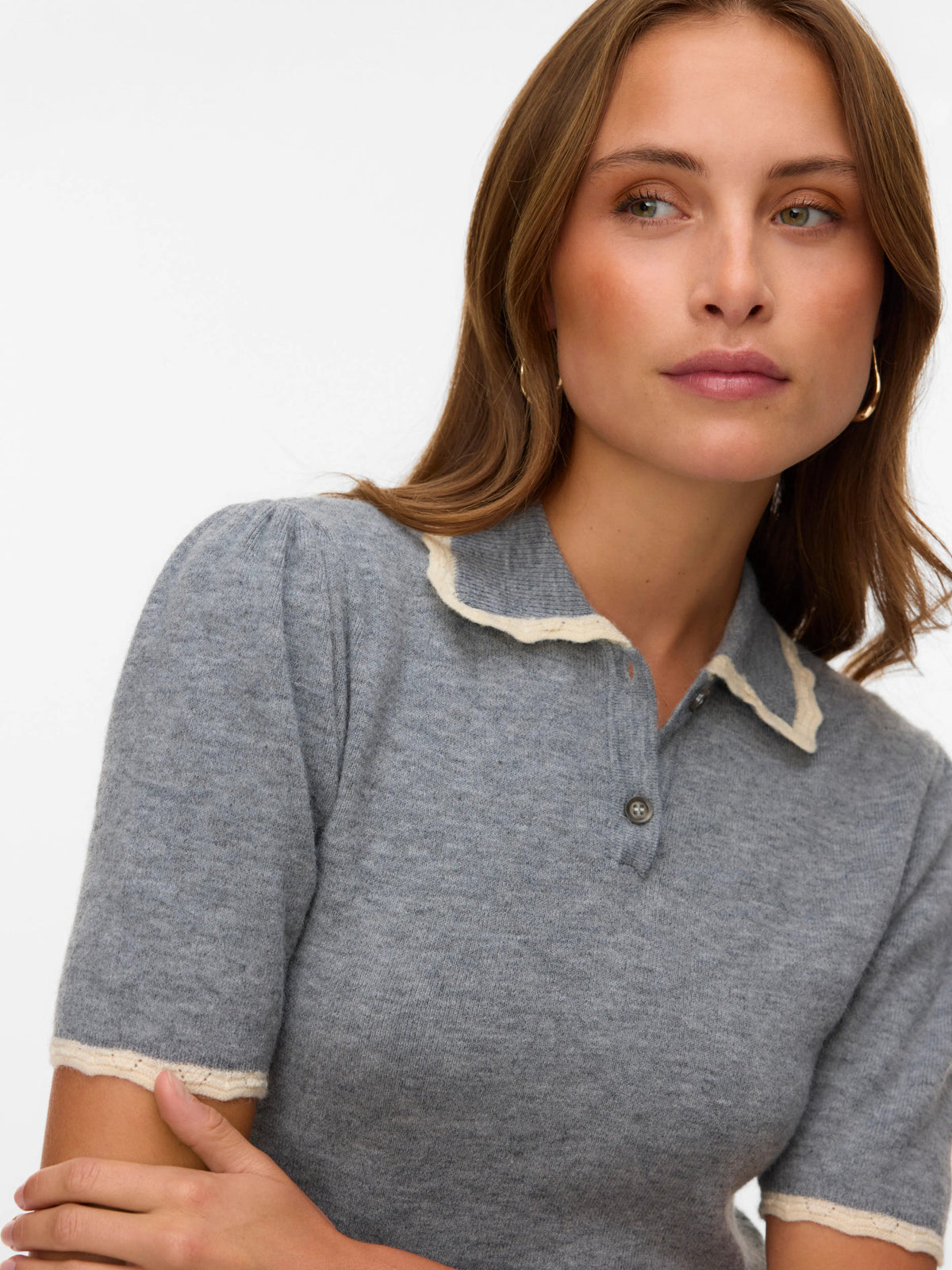 Ella 2/4 Polo Pullover