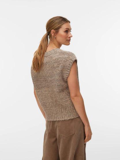 Ylka Sleeveless V-Neck Vest
