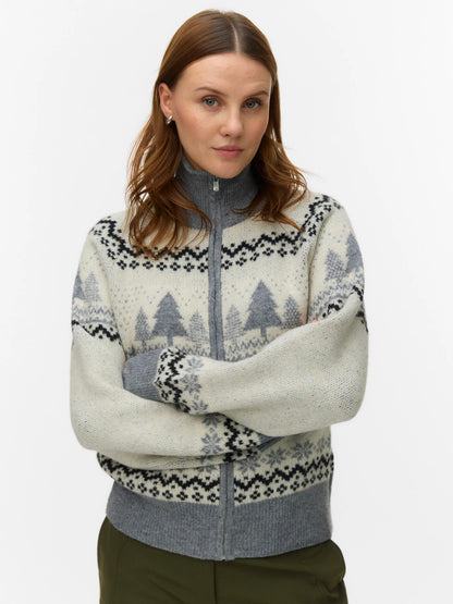 Santa Nordic High Neck Cardi
