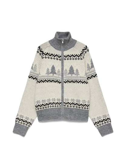 Santa Nordic High Neck Cardi