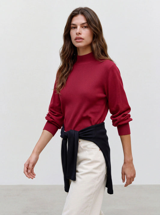 Hollykaris Funnelneck Pullover