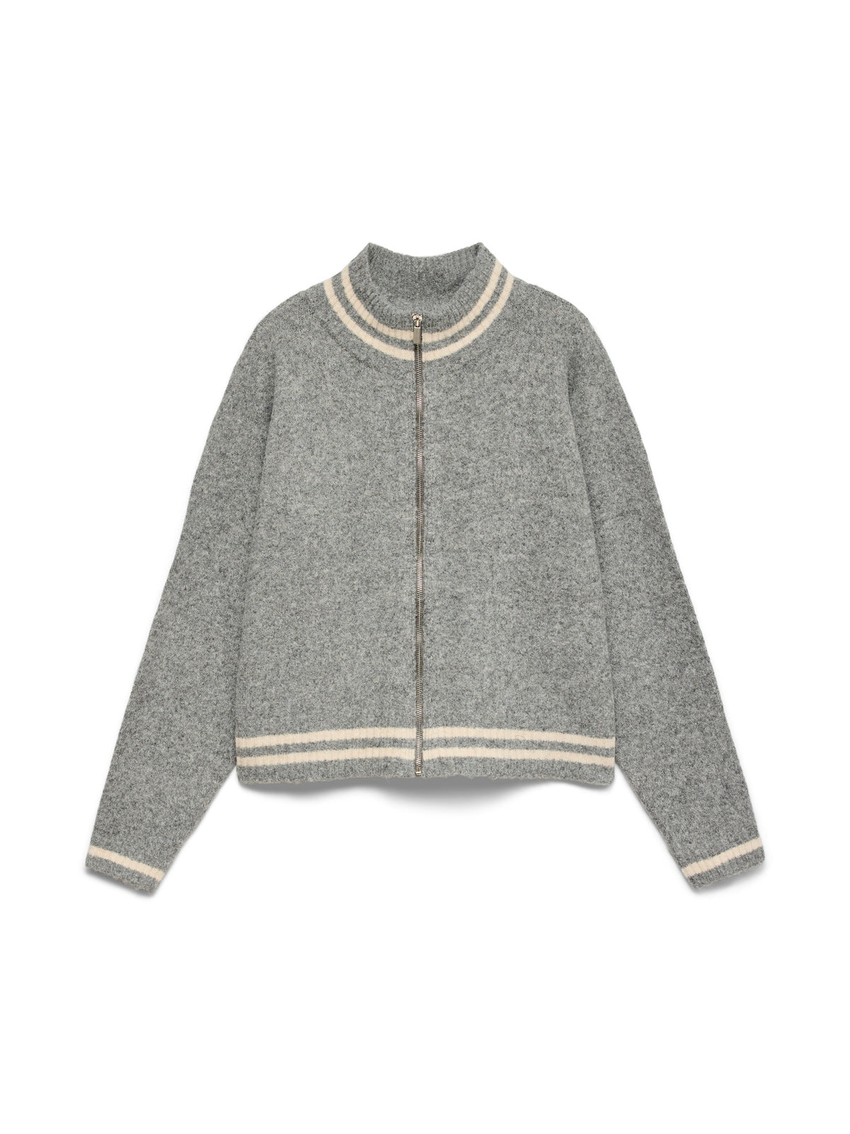 Bang Highneck Zipper Cardigan