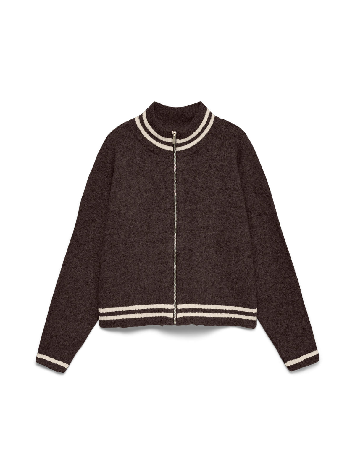 Bang Highneck Zipper Cardigan