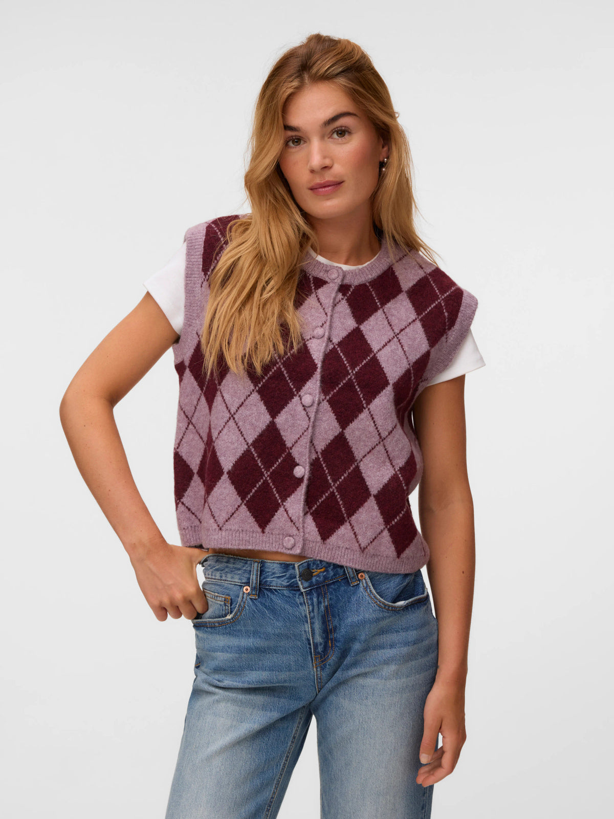 Halo Sleeveless O-Neck Vest