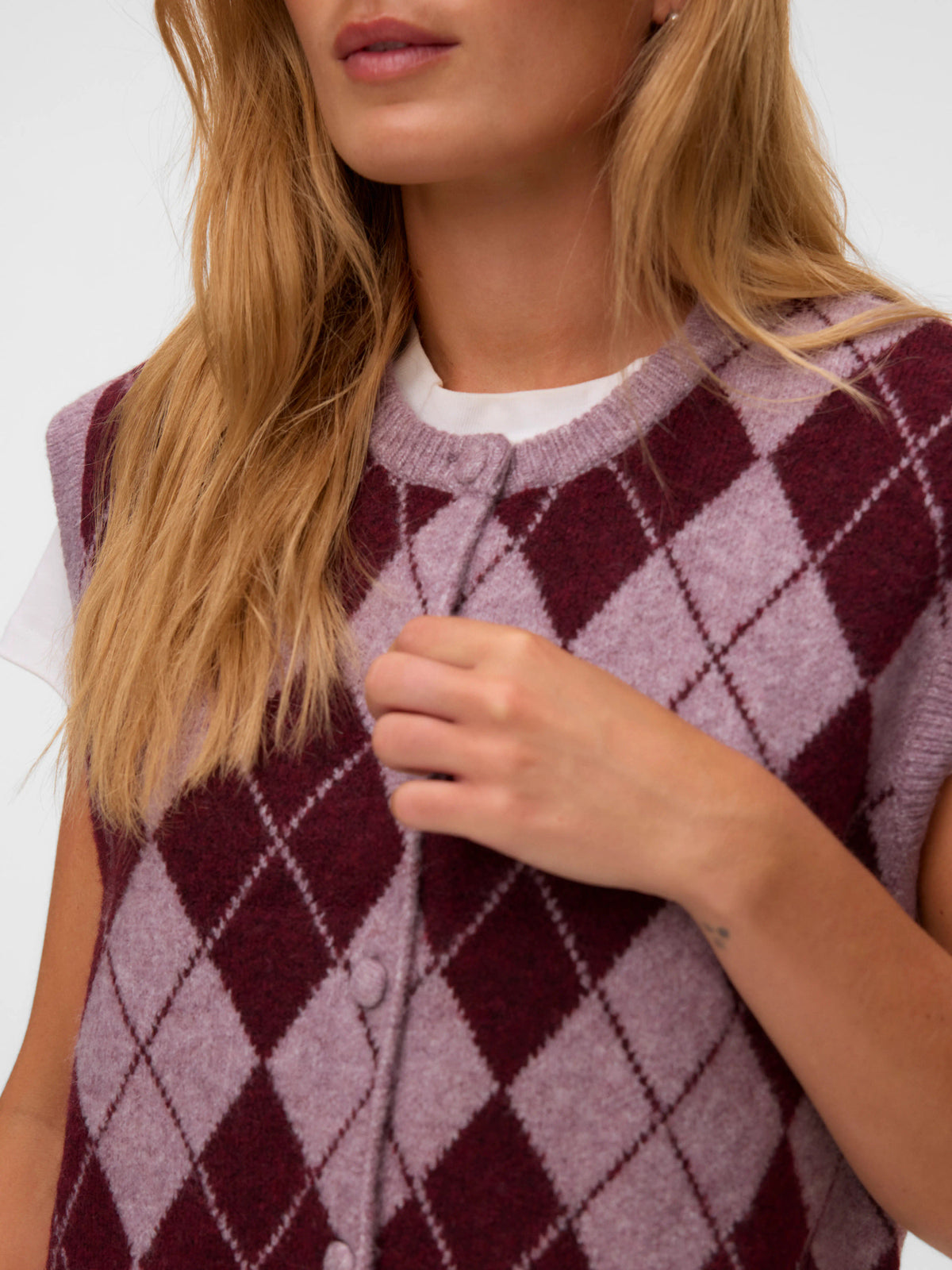 Halo Sleeveless O-Neck Vest