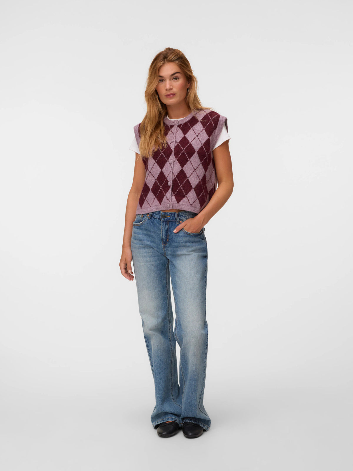 Halo Sleeveless O-Neck Vest