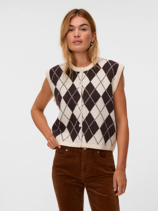 Halo Sleeveless O-Neck Vest