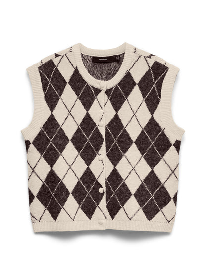 Halo Sleeveless O-Neck Vest