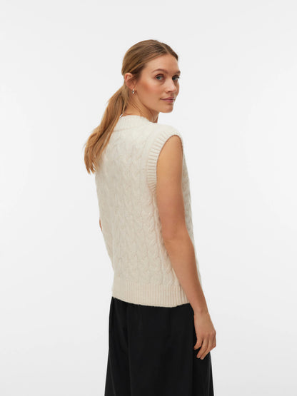 Marla Sleeveless V-Neck Vest