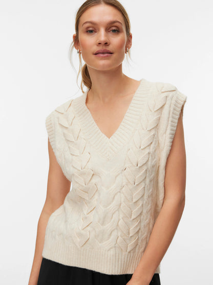 Marla Sleeveless V-Neck Vest