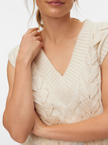 Marla Sleeveless V-Neck Vest