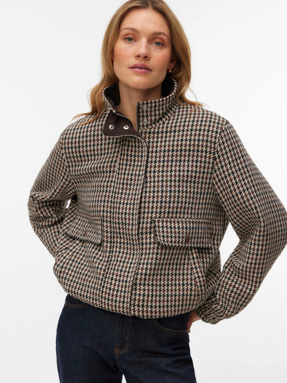 Cheryl Short Check Jacket