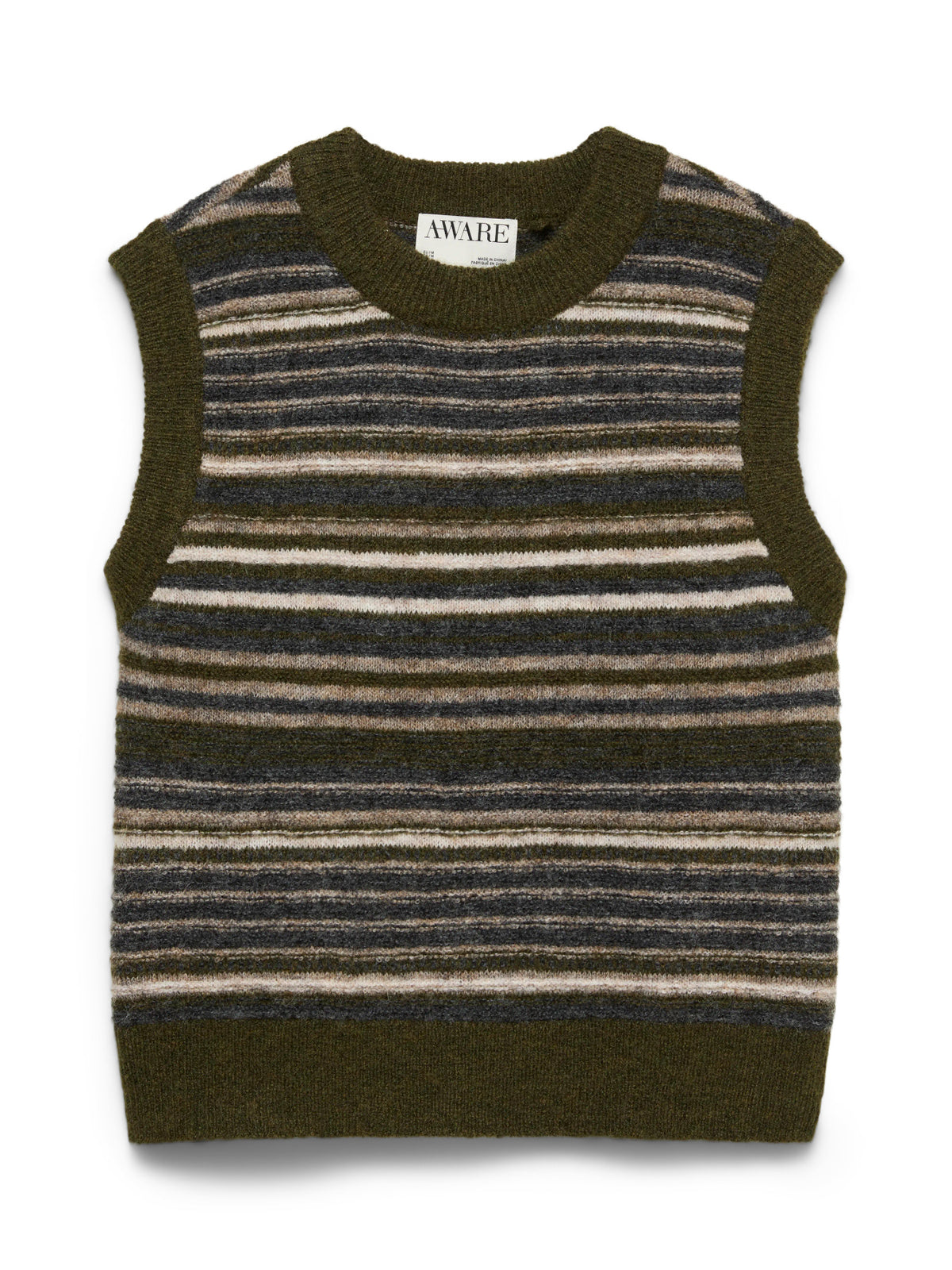 Danae Sleeveless O-Neck Knit Vest