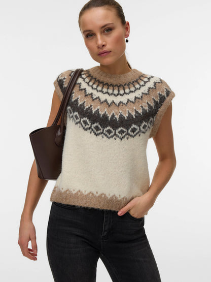Aspen Sleeveless O-Neck Vest