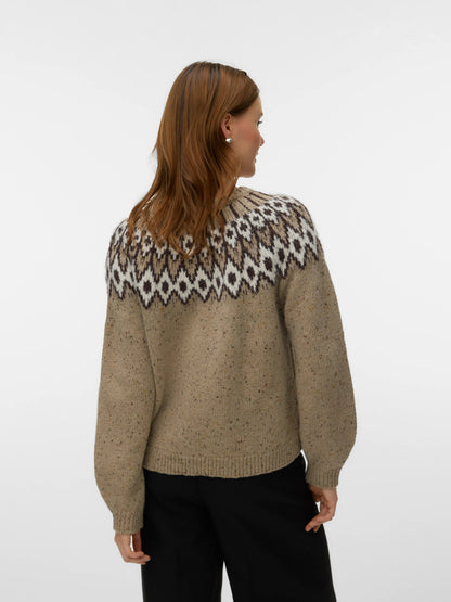 Dove Long Sleeve O-Neck Knit Jumper