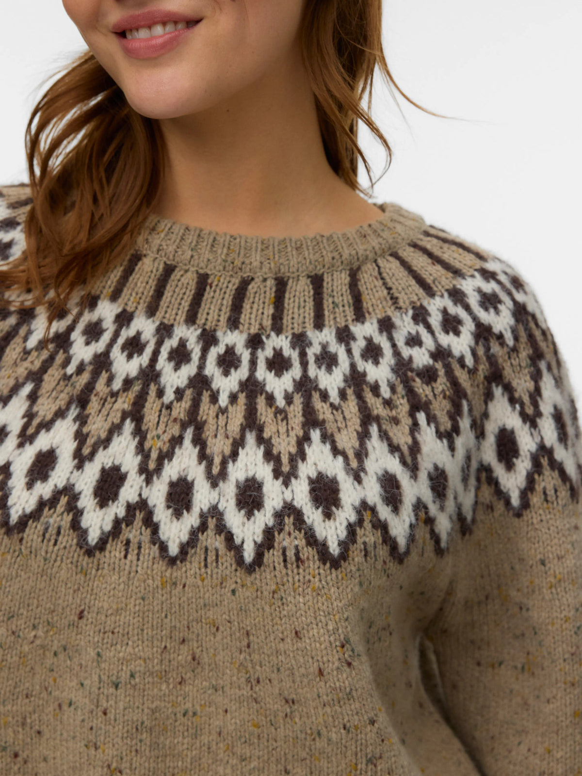 Dove Long Sleeve O-Neck Knit Jumper