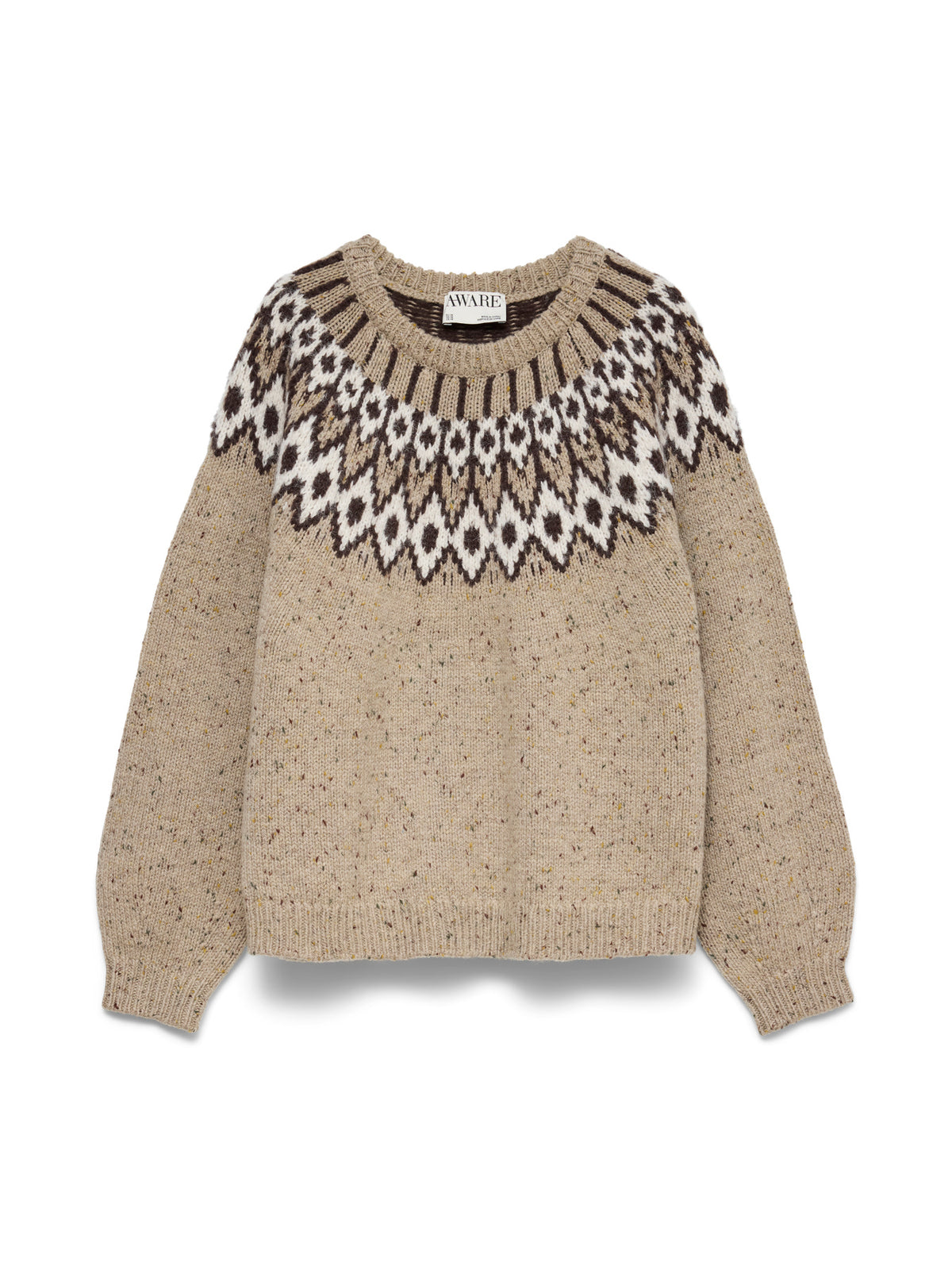 Dove Long Sleeve O-Neck Knit Jumper