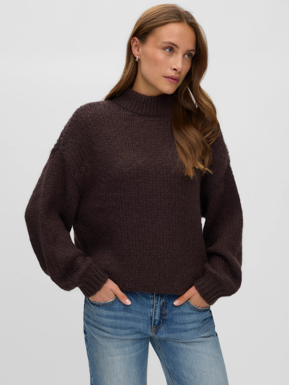 Maybe High Neck Pullover