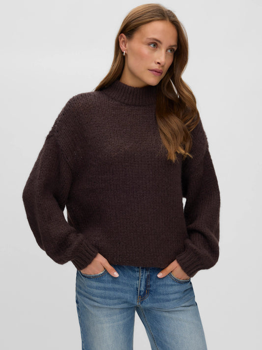 Maybe High Neck Pullover