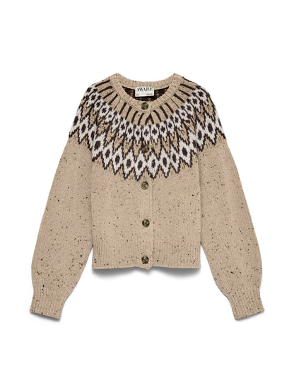 Dove O-Neck Knit Cardigan