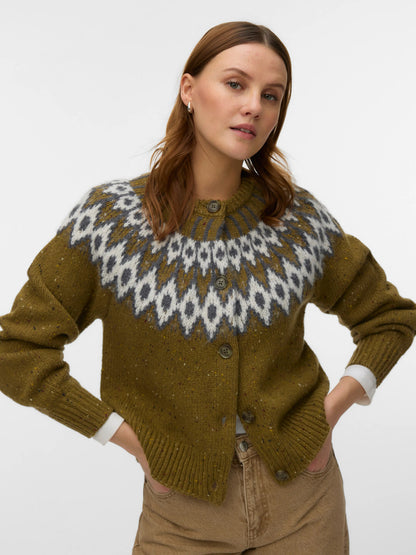 Dove O-Neck Knit Cardigan