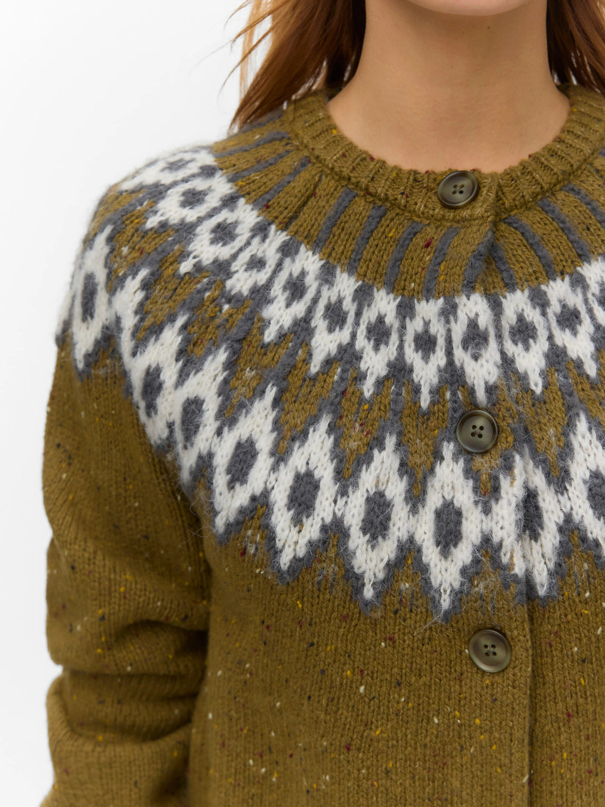 Dove O-Neck Knit Cardigan