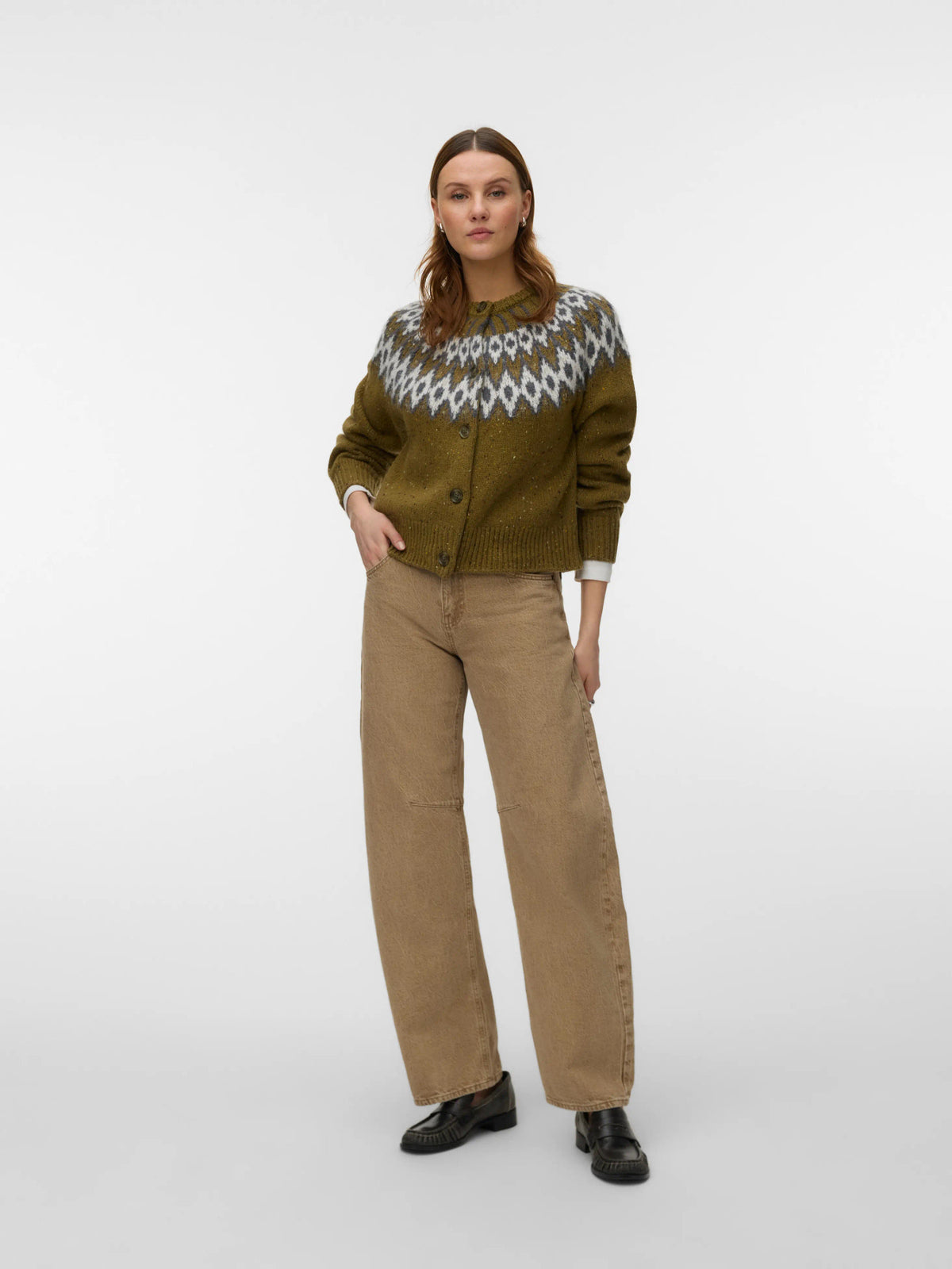 Dove O-Neck Knit Cardigan