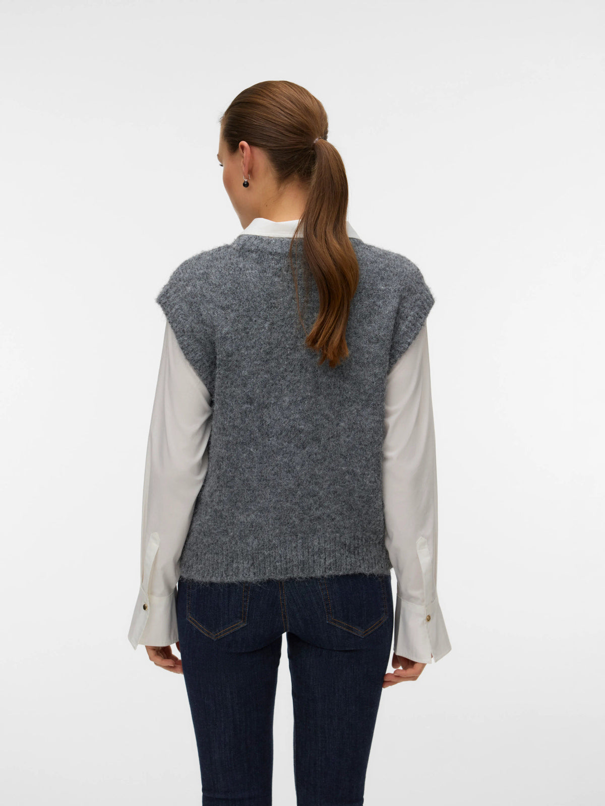 Arianna Sleeveless O-Neck Vest