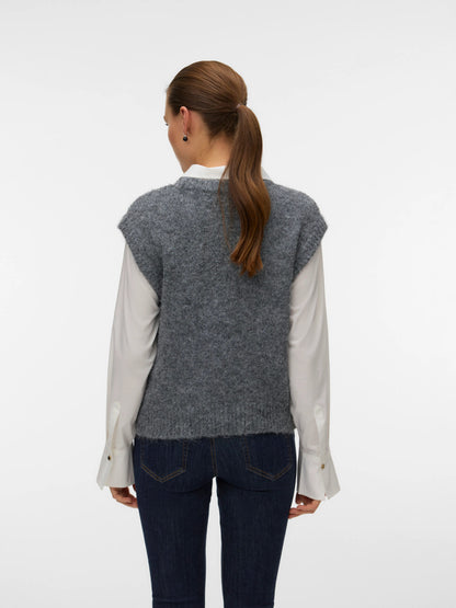 Arianna Sleeveless O-Neck Vest