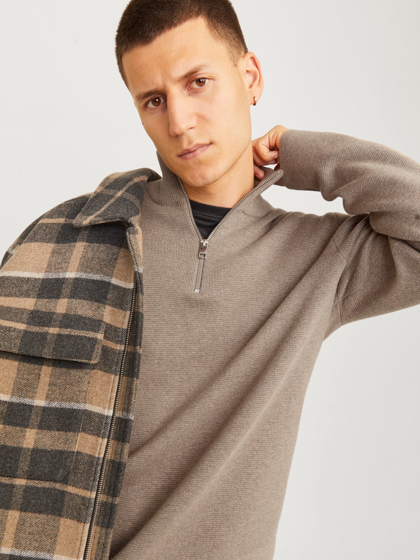 Milano Stitch Knit Half Zip
