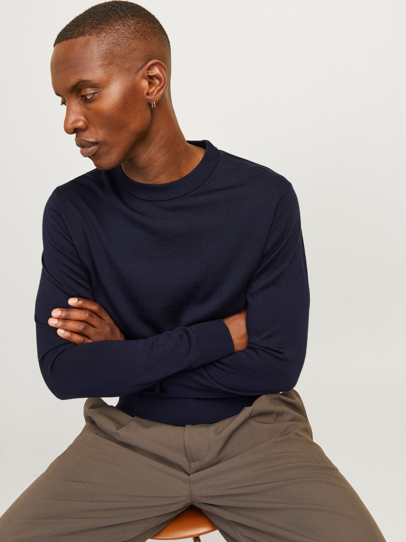 Milano Stitch Knit Crew Neck