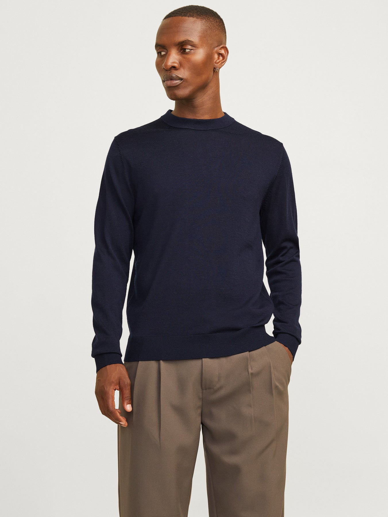 Milano Stitch Knit Crew Neck