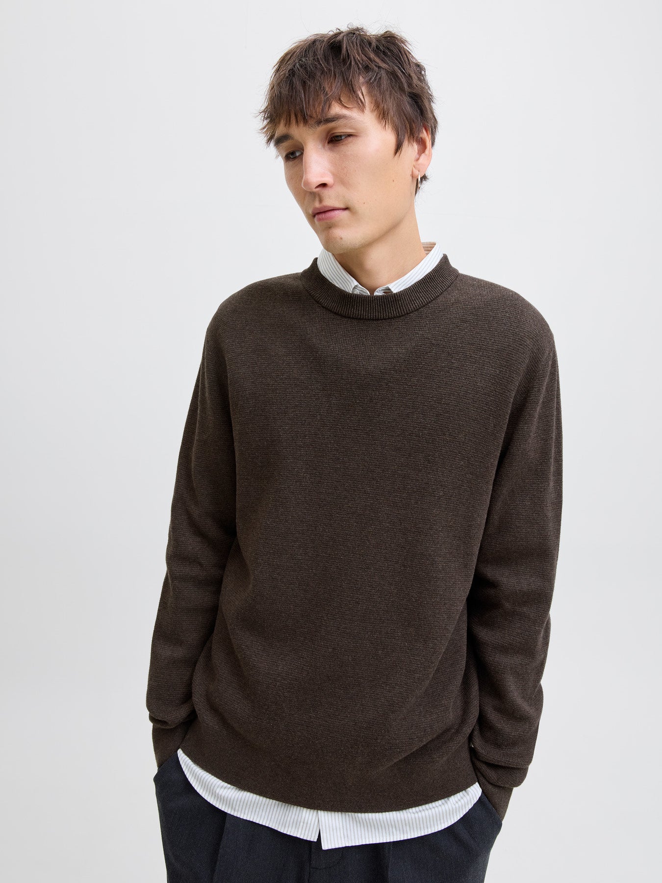 Milano Stitch Knit Crew Neck