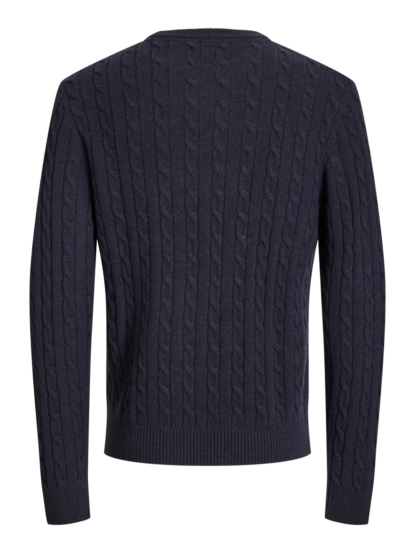 Lambswool Knit Cable Crew Neck