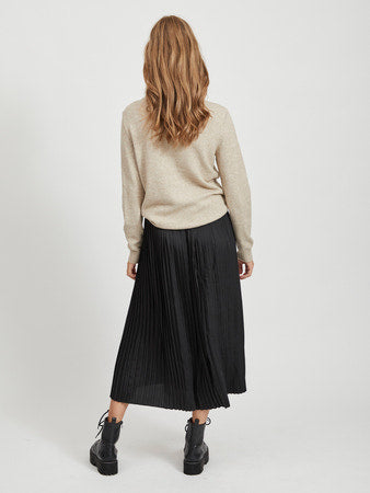 VIRIL ROUND NECK KNITTED PULLOVER