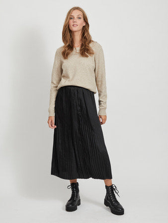 VIRIL ROUND NECK KNITTED PULLOVER