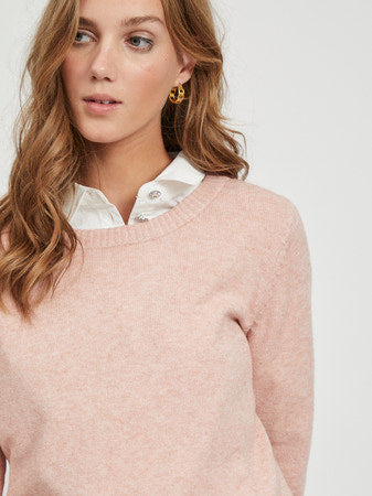 VIRIL ROUND NECK KNITTED PULLOVER