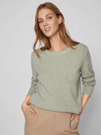 VIRIL ROUND NECK KNITTED PULLOVER