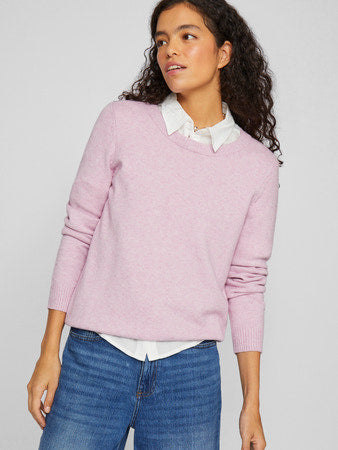 VIRIL ROUND NECK KNITTED PULLOVER