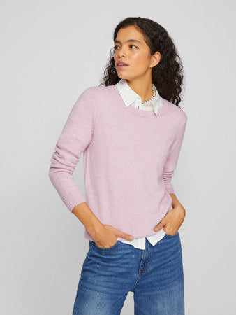 VIRIL ROUND NECK KNITTED PULLOVER