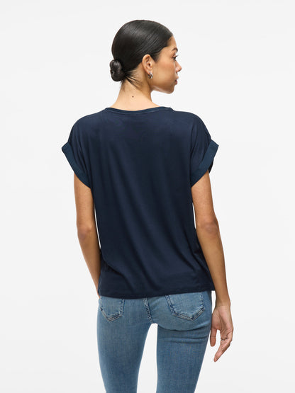 VIELLETTE SHORT SLEEVED TOP