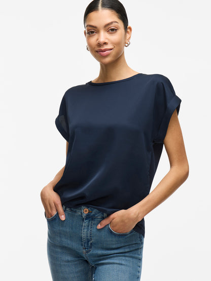 VIELLETTE SHORT SLEEVED TOP