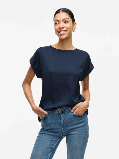 VIELLETTE SHORT SLEEVED TOP